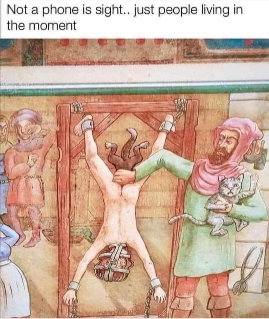 funny pics Not a phone is sight.. just people living in the moment