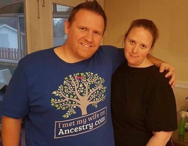 funny pics I met my wife on ancestry shirt