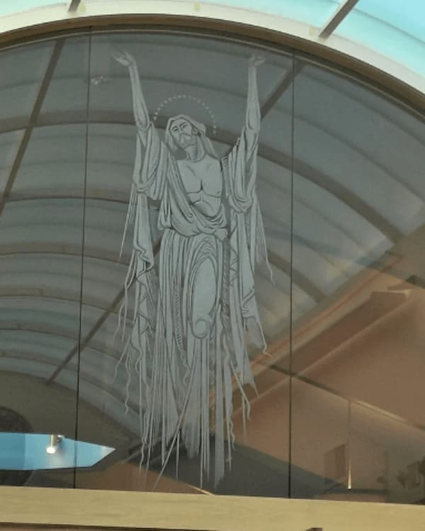 phallic Christmas decorations jesus