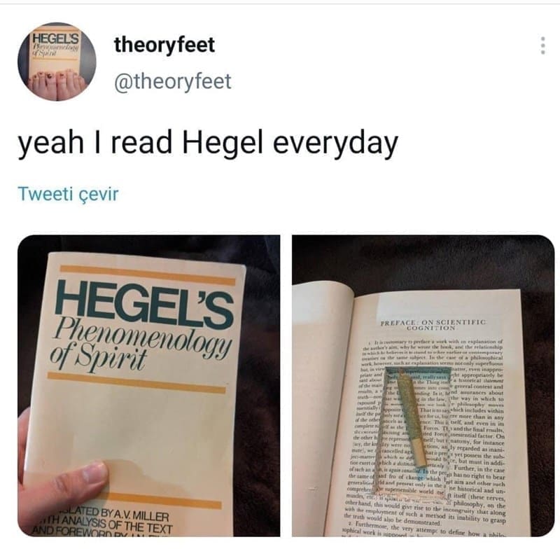 Philosophy memes yeah I read Hegel everyday