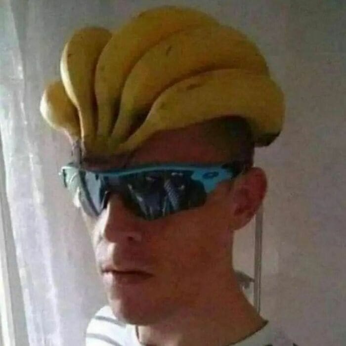 Weird Hats banana helmet