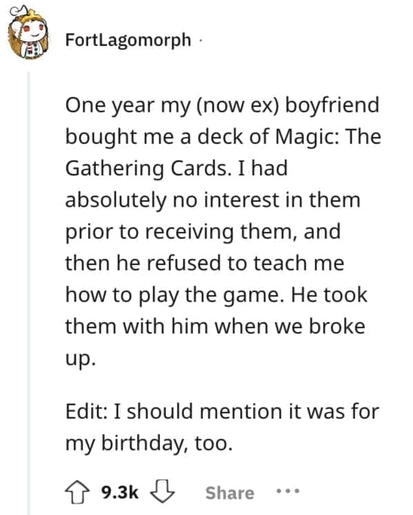 worst Christmas present ever