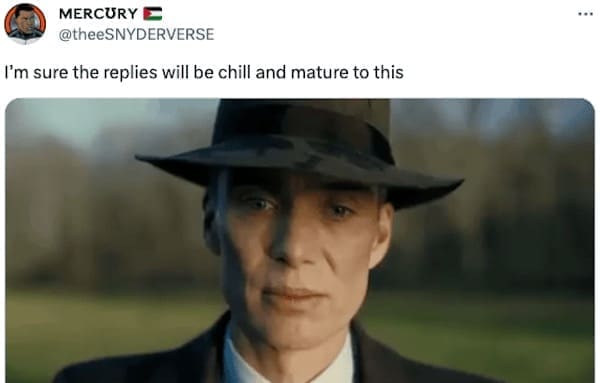 Dune 2 popcorn bucket memes I'm sure the replies will be chill and mature to this