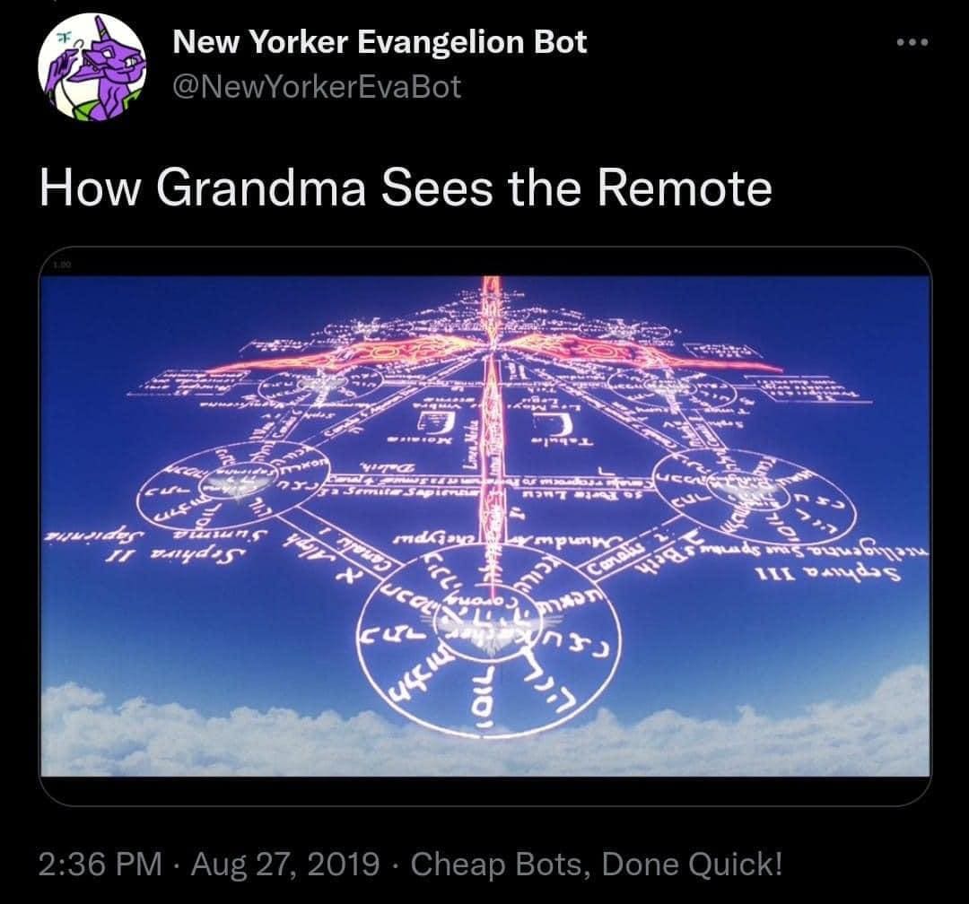 boomer memes How Grandma Sees the Remote