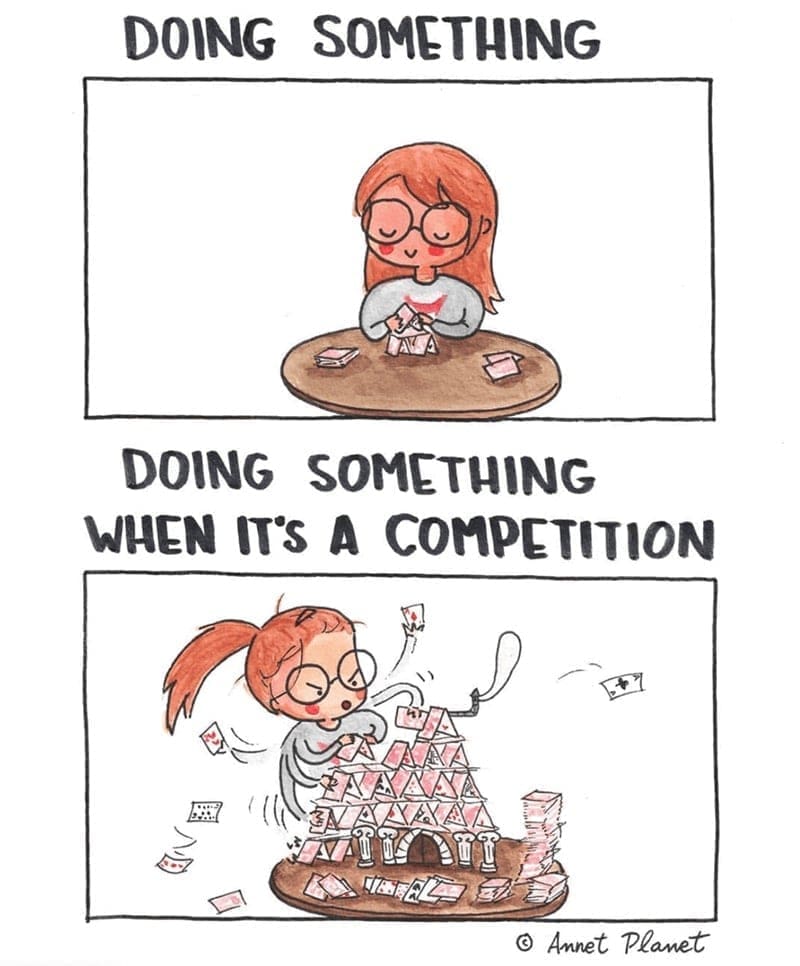 DOING SOMETHING DOING SOMETHING WHEN IT'S A COMPETITION