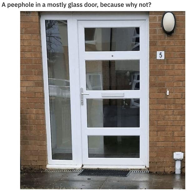 design fails, interior disasters