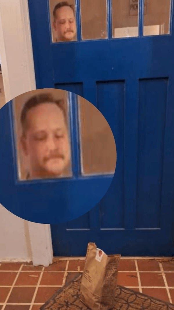 funny DoorDash delivery photo