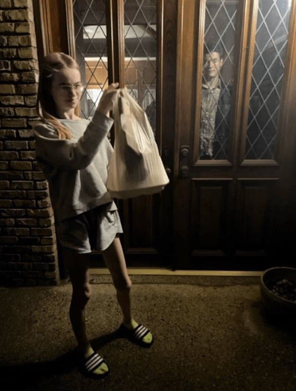 funny DoorDash delivery photo