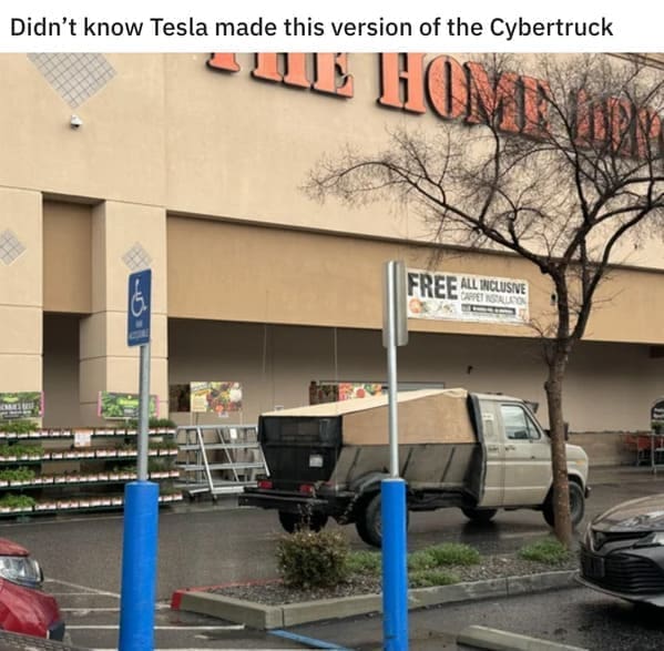 funny memes Didn't know Tesla made this version of the Cybertruck