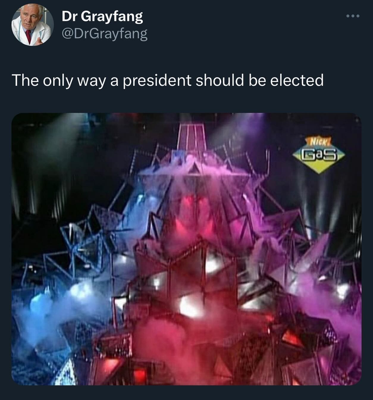 funny memes @DrGrayfang The only way a president should be elected