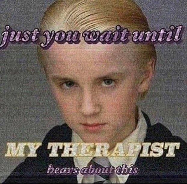 funny memes Just you wait until MY THERAPIST hears about thes
