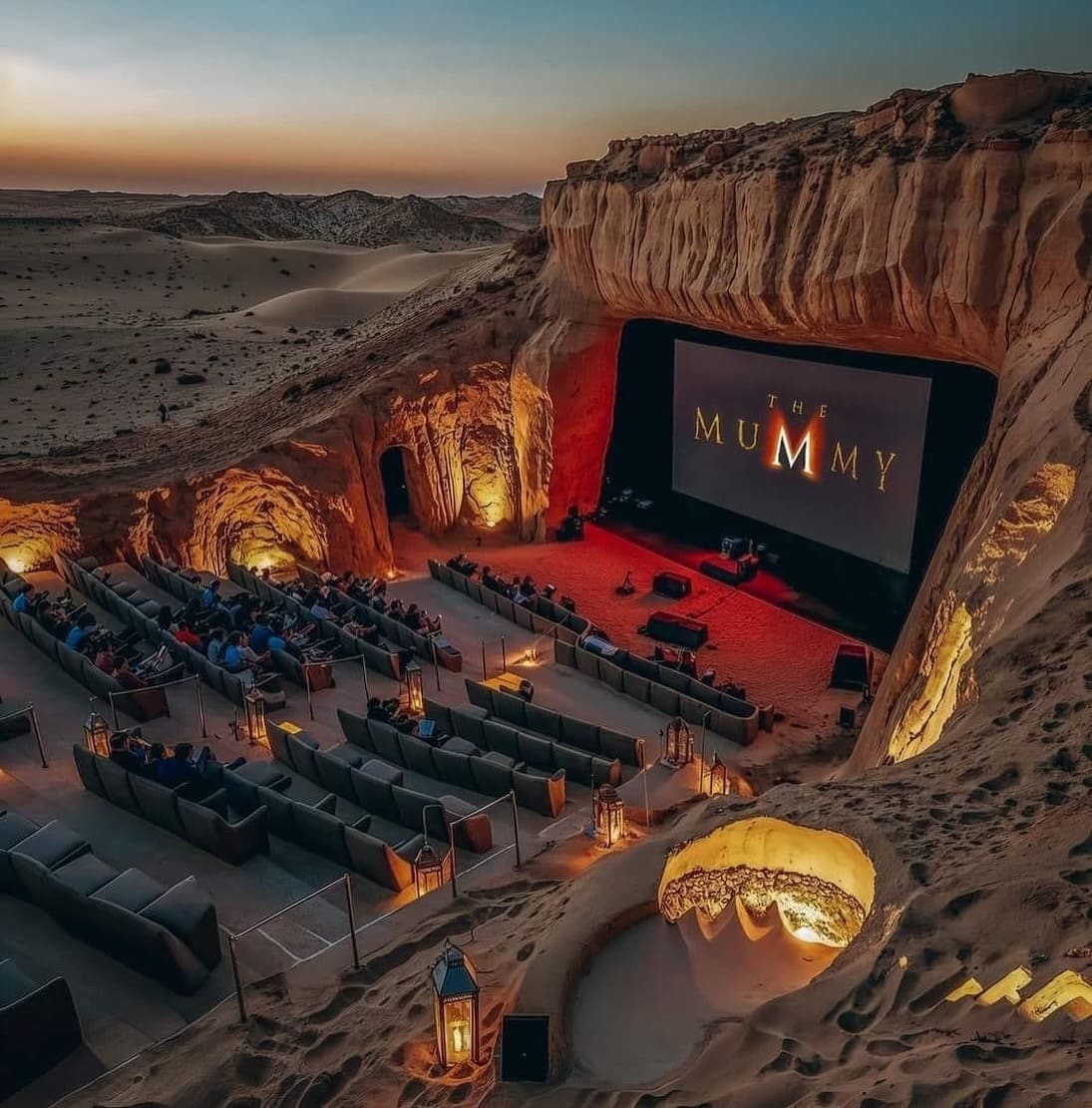 funny pics the mummy screening in Egypt valley