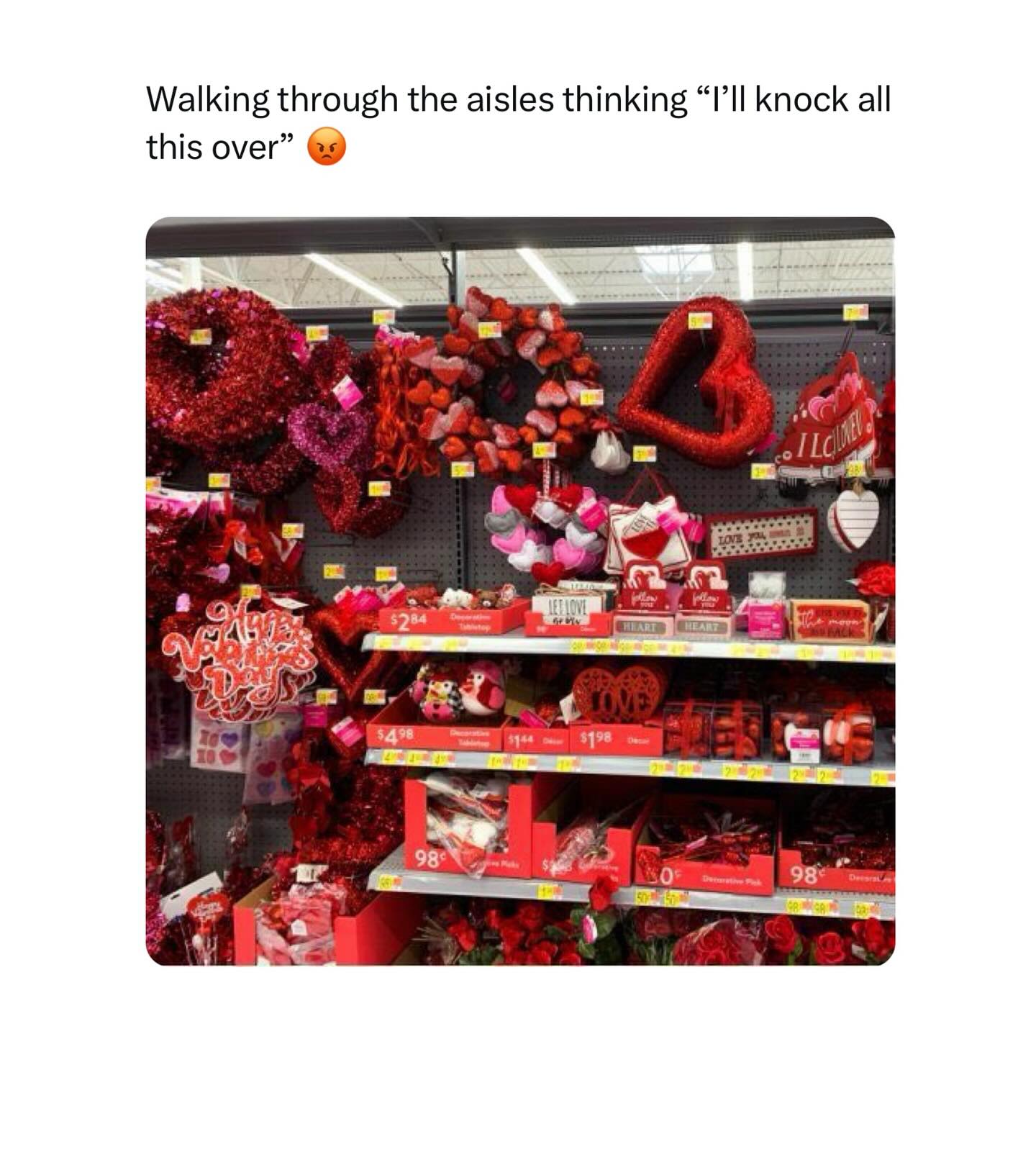 funny pics Walking through the aisles thinking "I'll knock all this over"