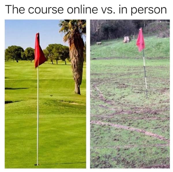 golf memes, golf jokes