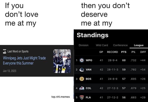 hockey memes, NHL memes