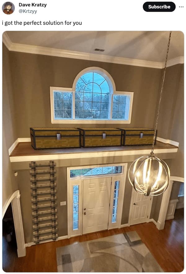 inaccessible foyer landing, twitter thread