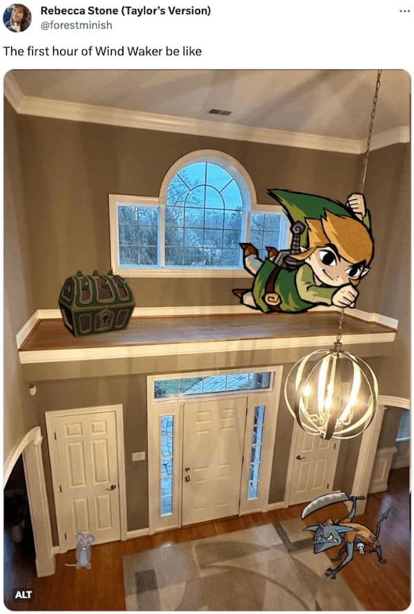 inaccessible foyer landing, twitter thread