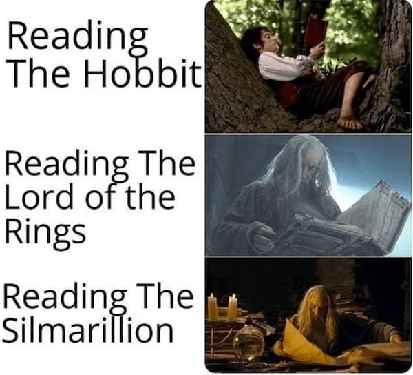 lotr memes, tolkien humor