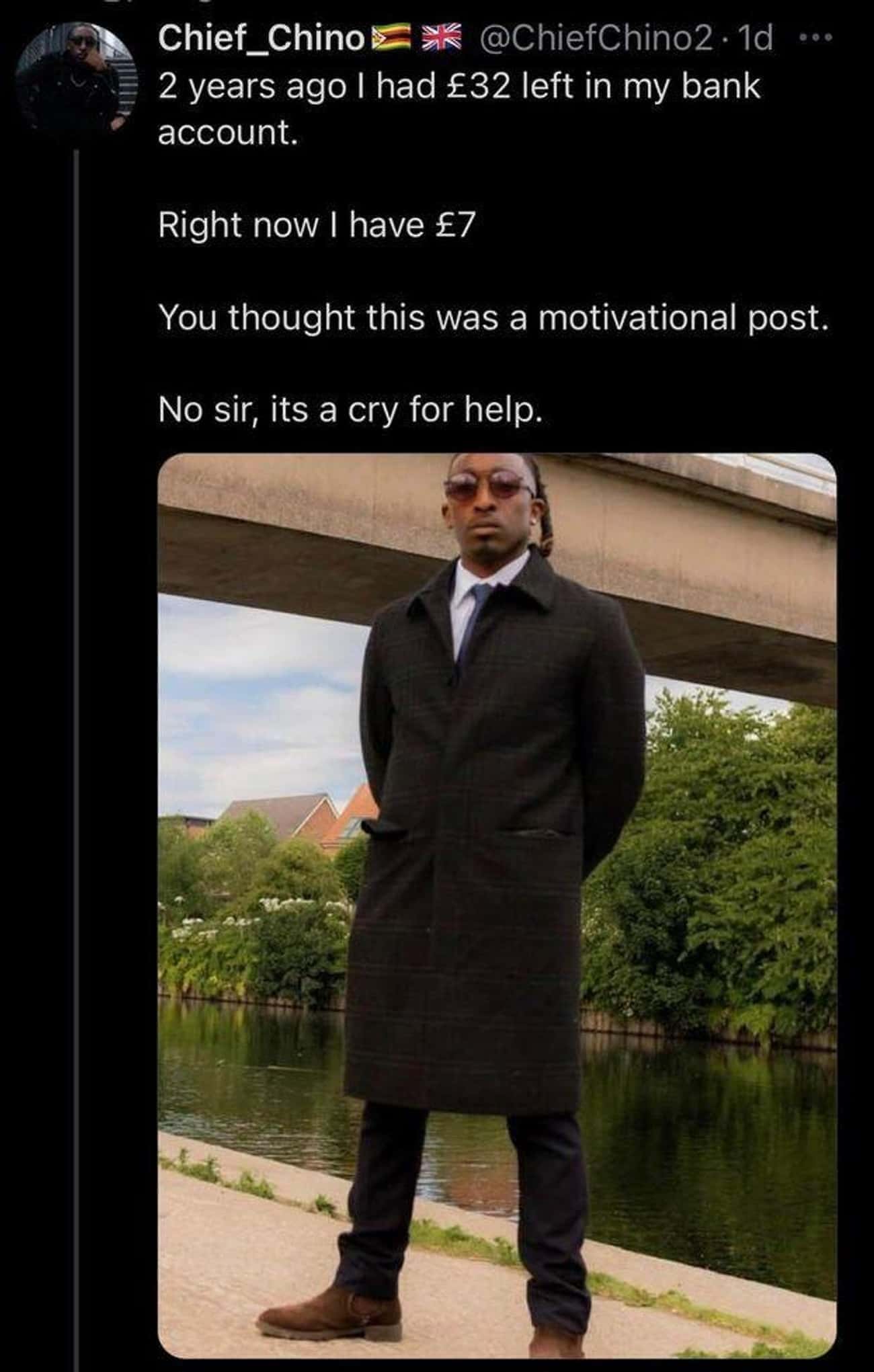 Money memes 2 years ago I had £32 left in my bank account. Right now I have £7 You thought this was a motivational post. No sir, its a cry for help.