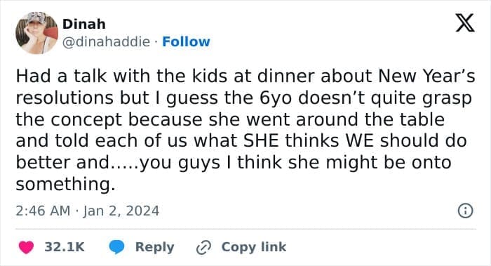 new years resolutions for kids