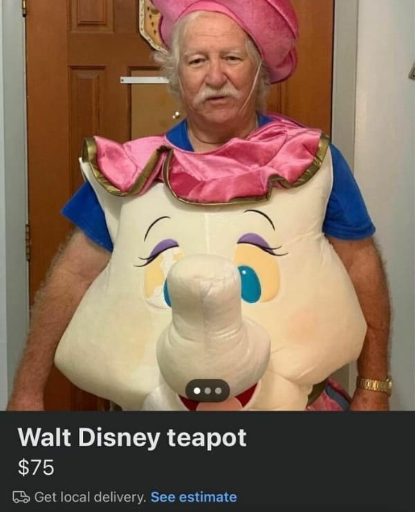 Walt Disney teapot