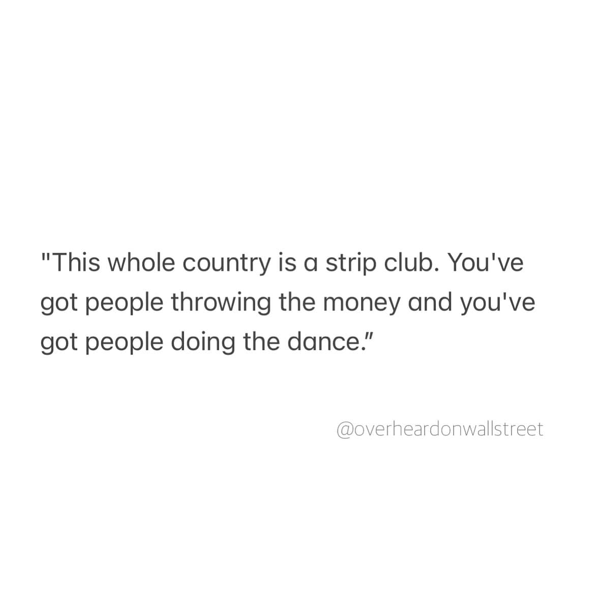 overheard on wall street, stock market comedy