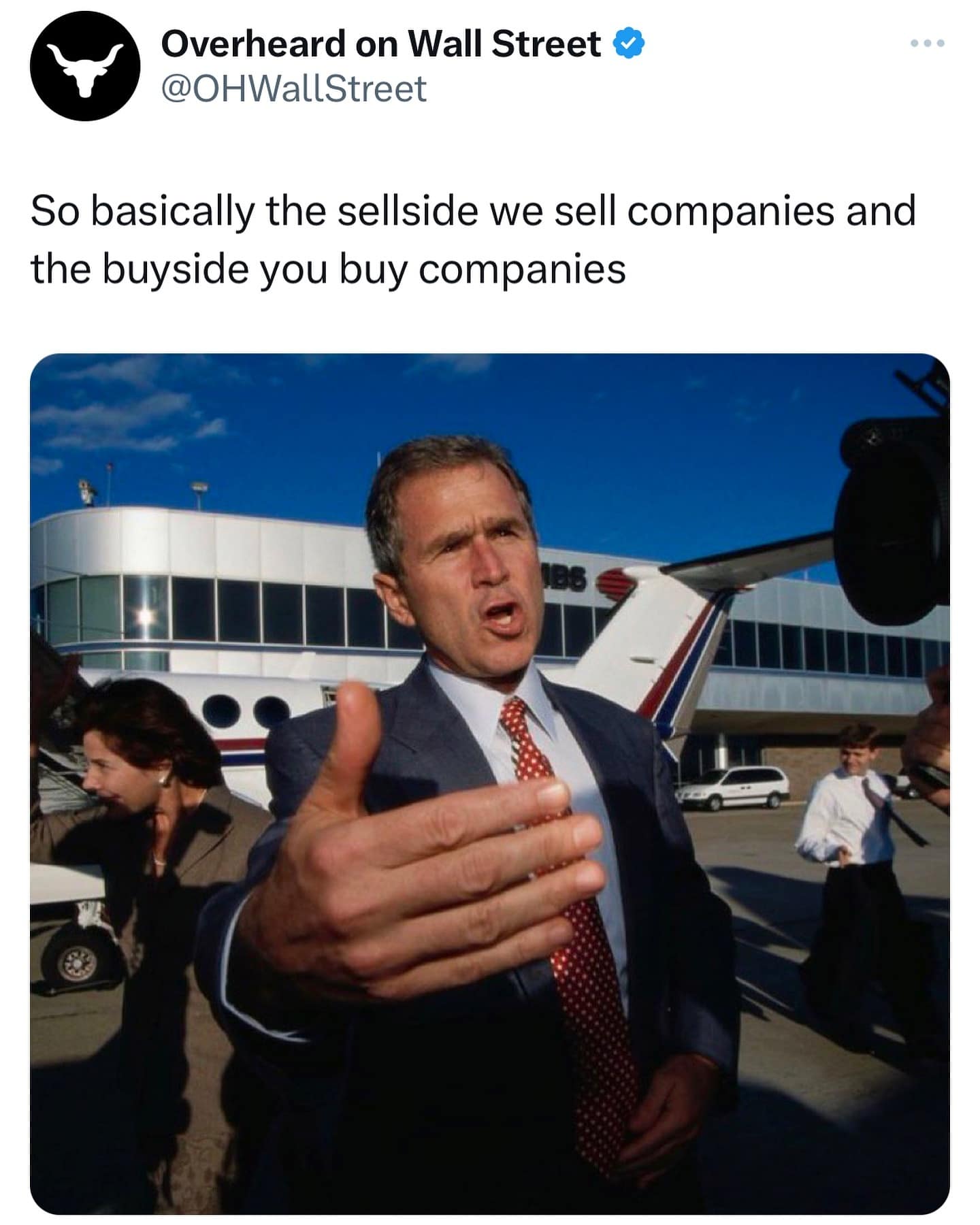 overheard on wall street, stock market comedy