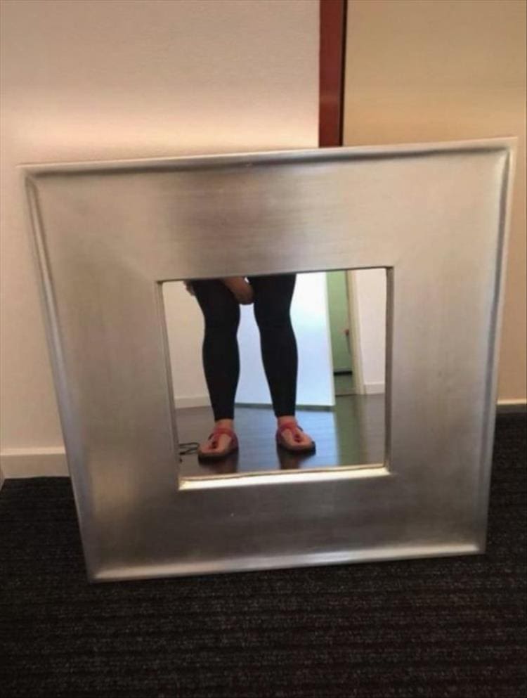 People trying to sell mirrors 