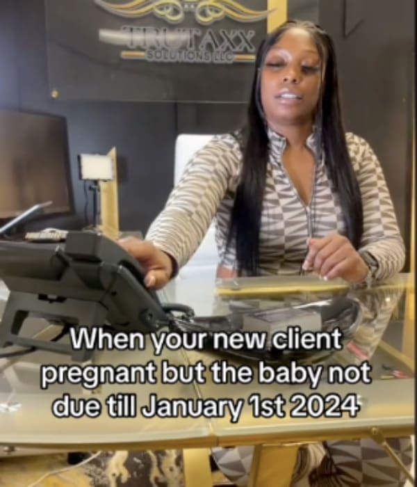 Tax memes When your new client pregnant but the baby not due till January 1st 2024
