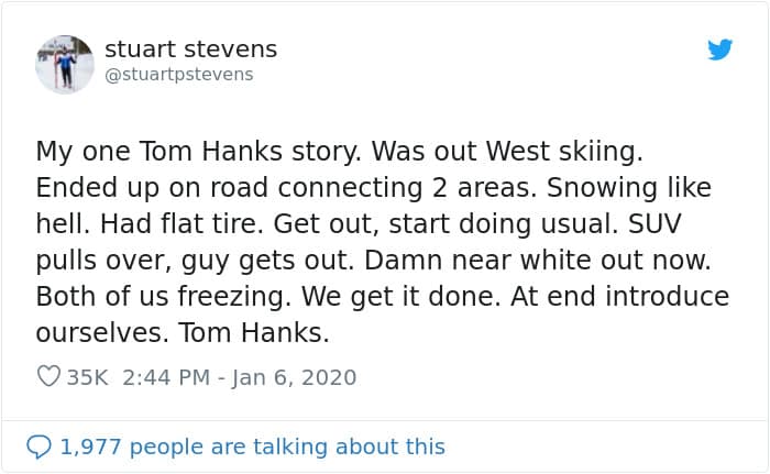 Tom hanks stories, wholesome content