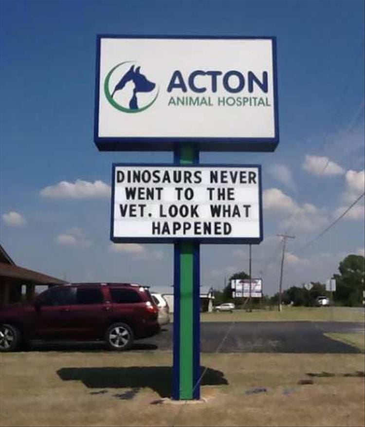 vet signs