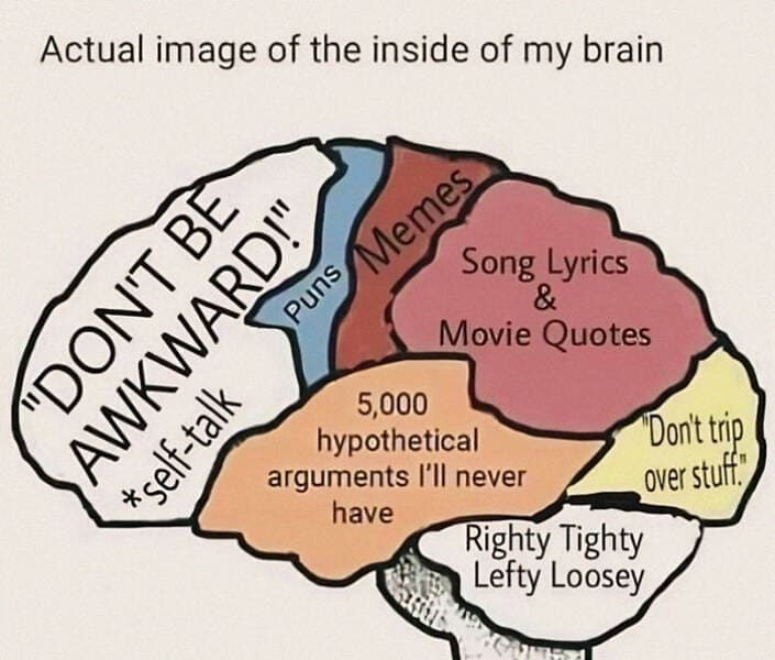 Anxiety memes Actual image of the inside of my brain