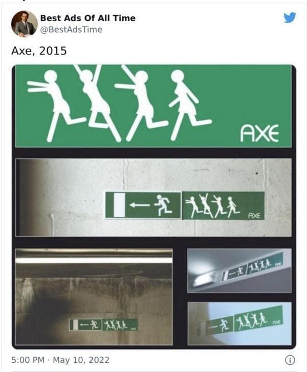 best ads of all time Axe, 2015