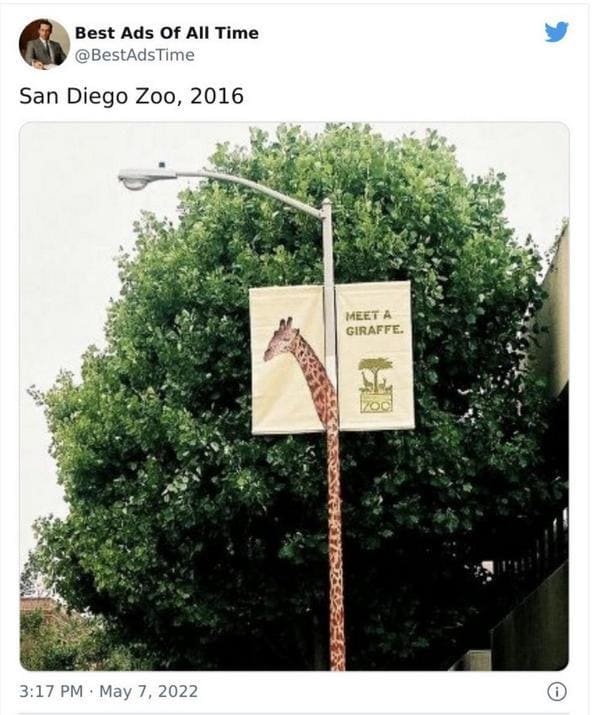 best ads of all time San Diego Zoo, 2016