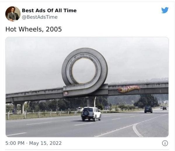 best ads of all time Hot Wheels, 2005