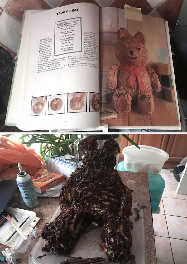 teddy bear cake