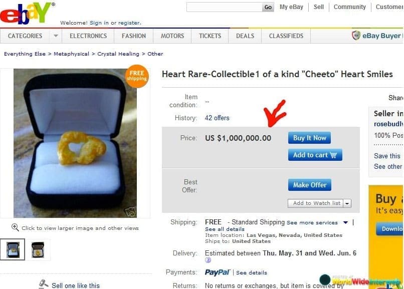 Cheeto Meme Heart Rare-Collectible 1 of a kind "Cheeto" Heart Smiles