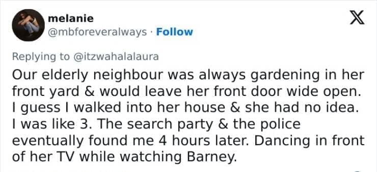 childhood memories, nostalgic tweets