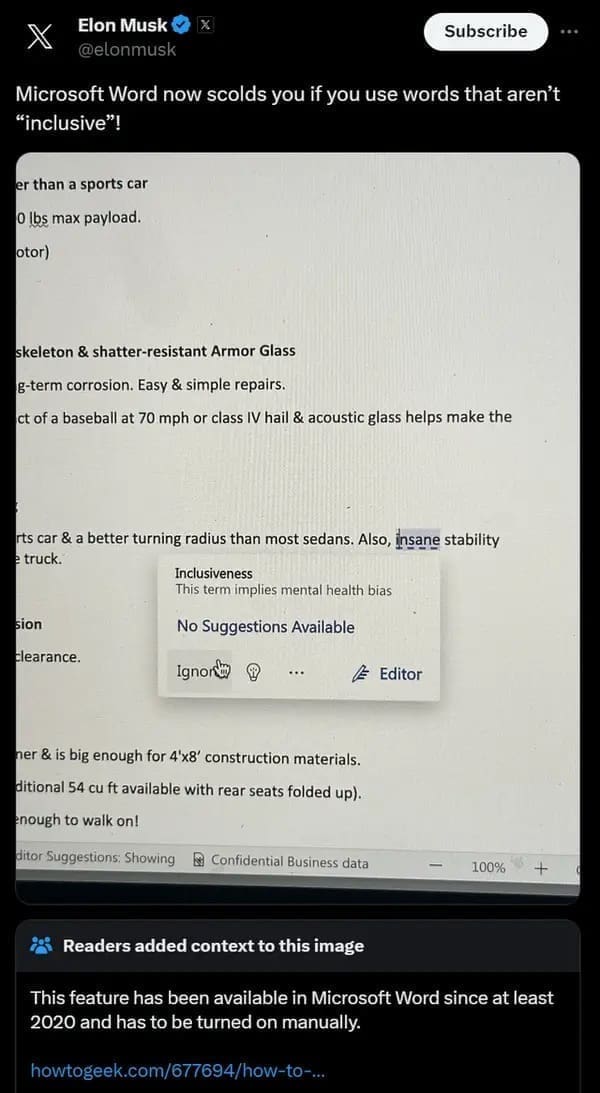 This feature has been available in Microsoft Word since at least 2020 and has to be turned on manually.