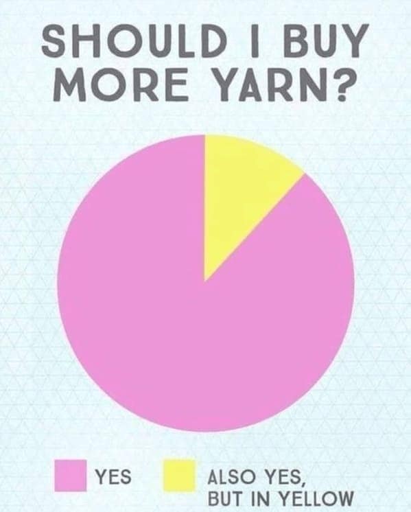 crafting meme, crochet memes, knitting memes, knitting humor, crochet jokes, yarn memes, needlework meme, fiber arts humor, yarn-related memes