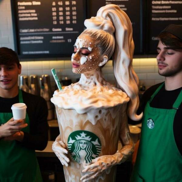 Ariana grande frappucino