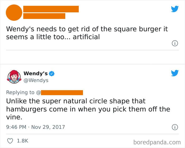 Wendy's needs to get rid of the square burger it seems a little too... artificial