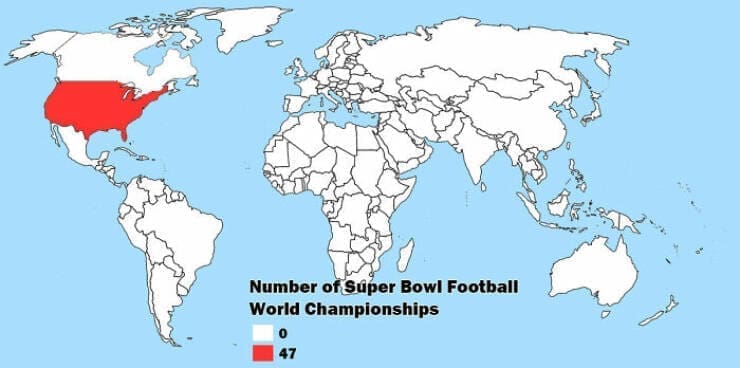 Funny Charts Number of Siper Bowl Football World Championships