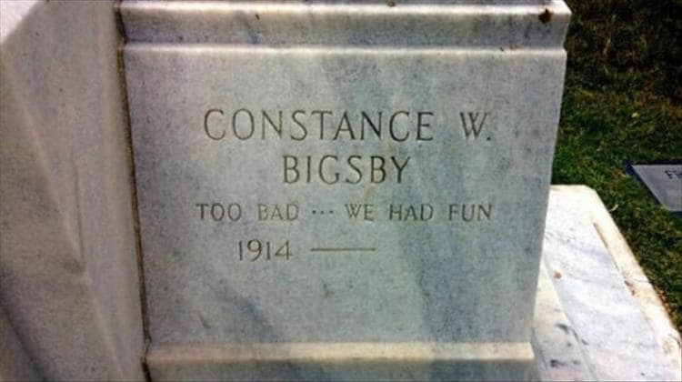 funny epitaphs, funny headstones