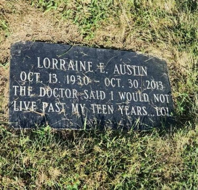 funny epitaphs, funny headstones