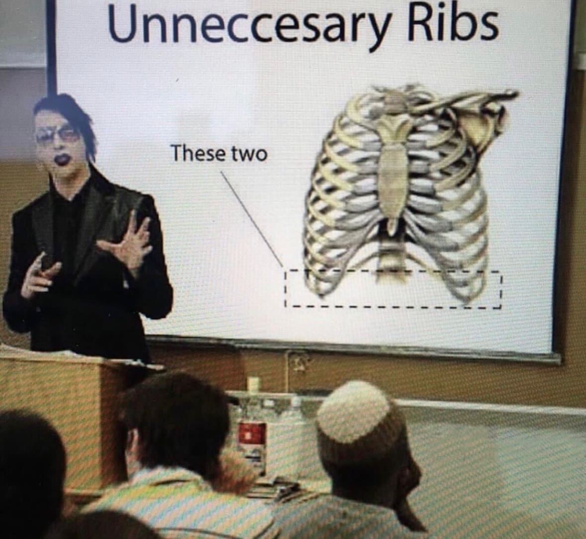 funny memes Unnecesary Ribs Marilyn Manson