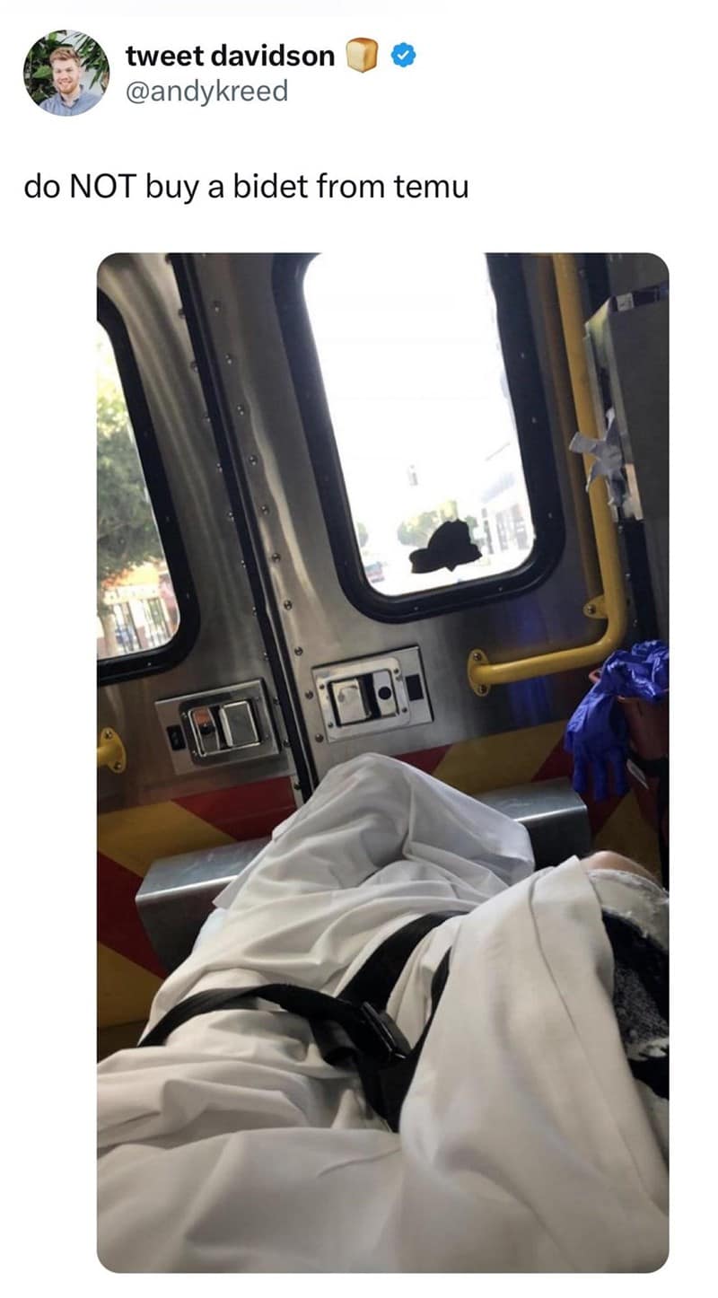 do NOT buy a bidet from temu