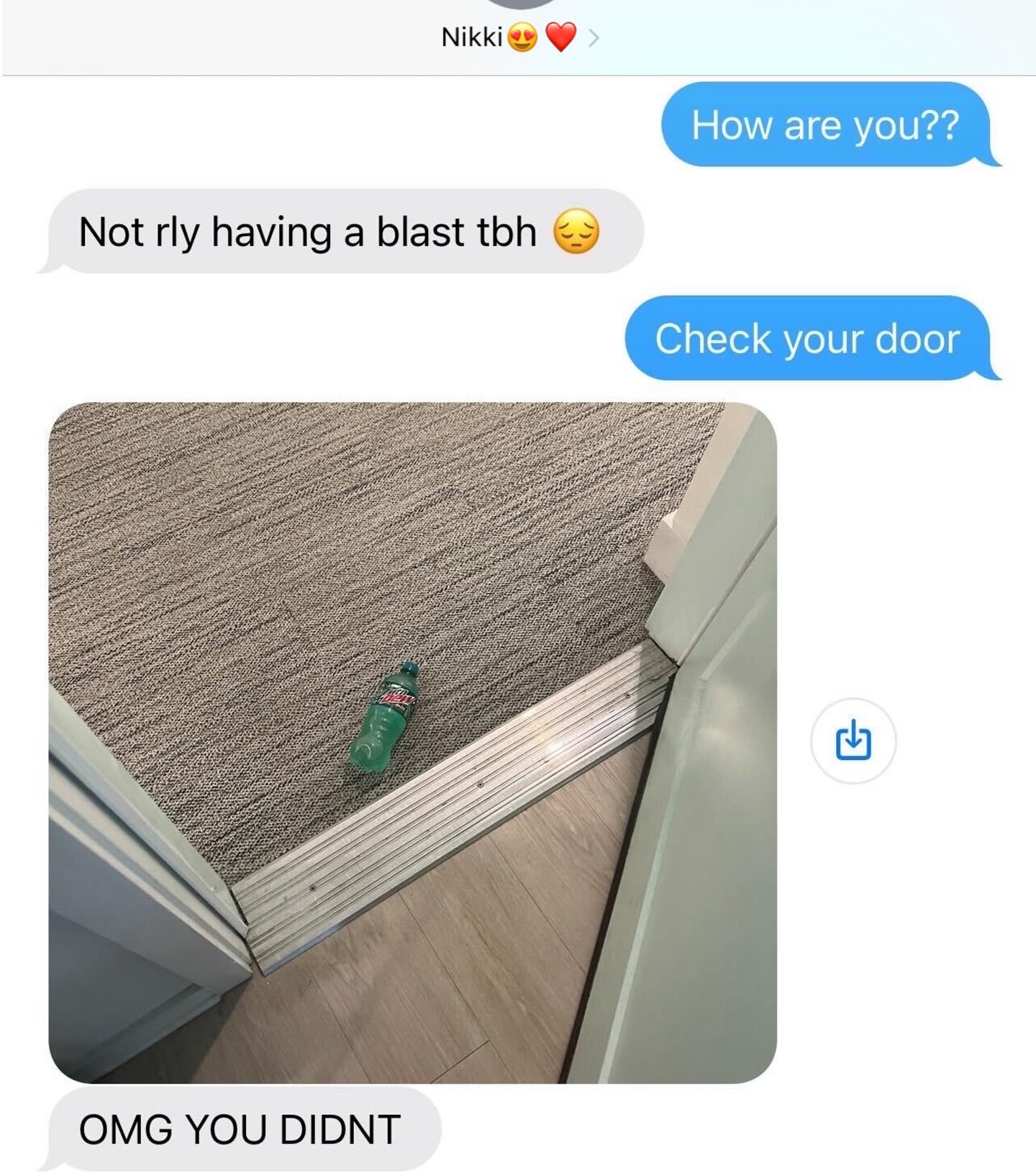 funny pics How are you?? Not rly having a blast tbh Check your door