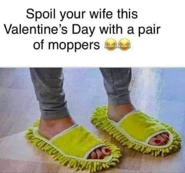 funny pics Spoil your wife this Valentine's Day with a pair of moppers