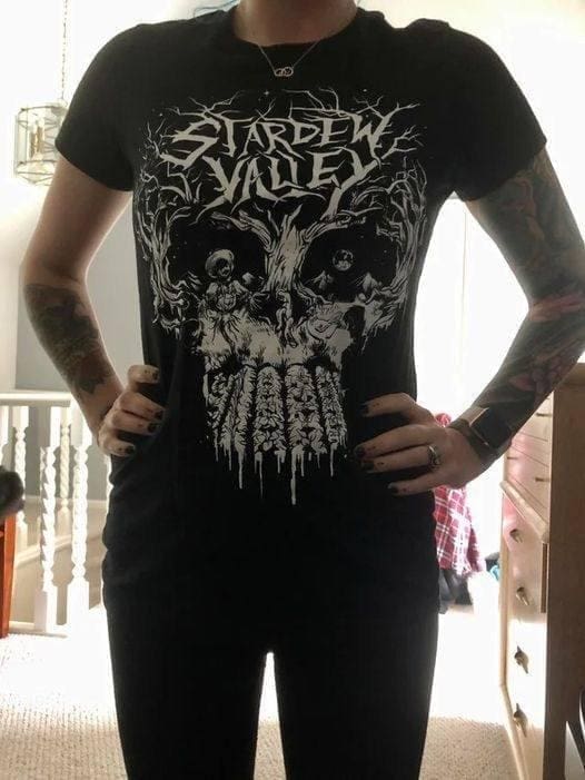 funny pics stardew valley metal t-shirt